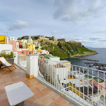Ferienwohnung Torretta Corricella- Punta Pizzaco Procida Exterior foto